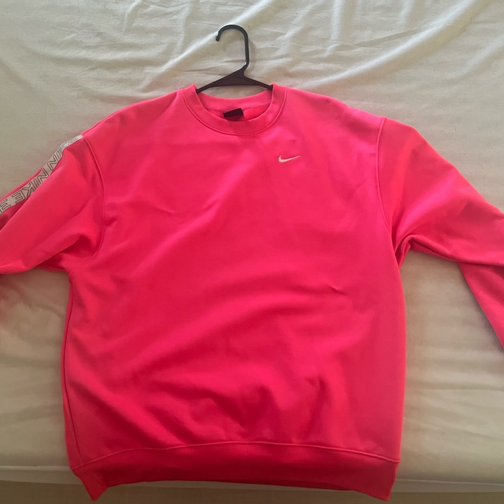 Hot pink NIKE crewneck